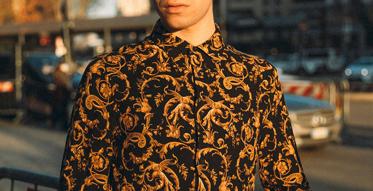 mens paisley shirt