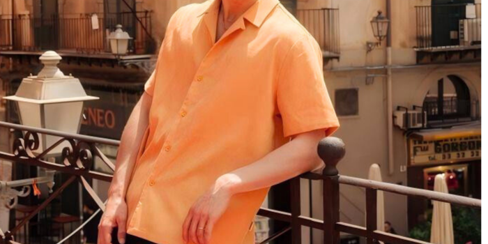 orange shirt