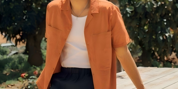 orange shirt