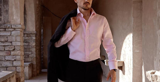 mens pink shirt
