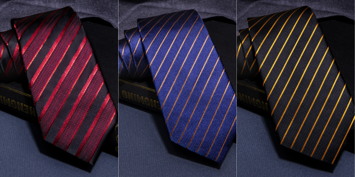 striped tie