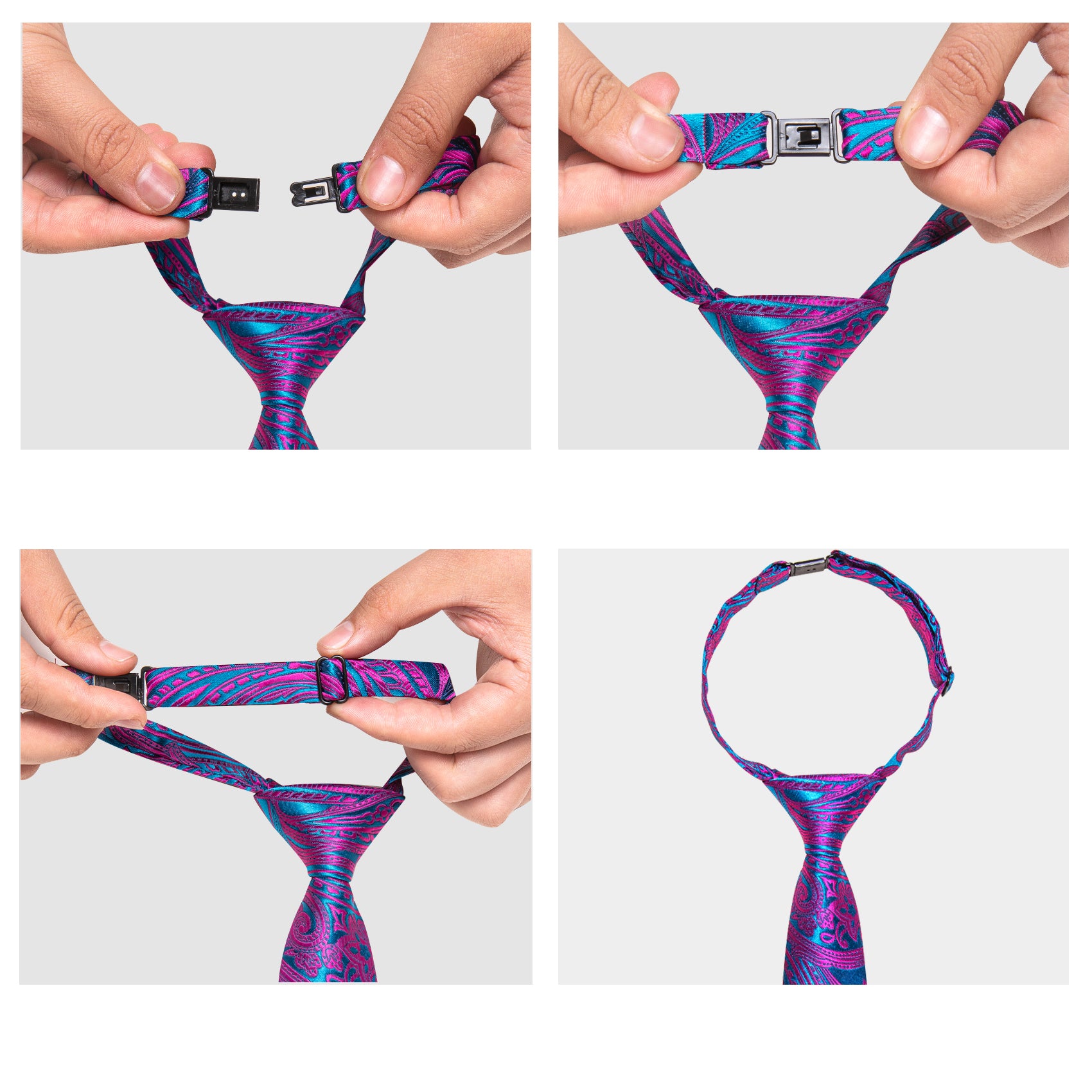 Barry. Wang Kids Tie Navy Blue Plaid Children's Silk Tie Handkerchief Set