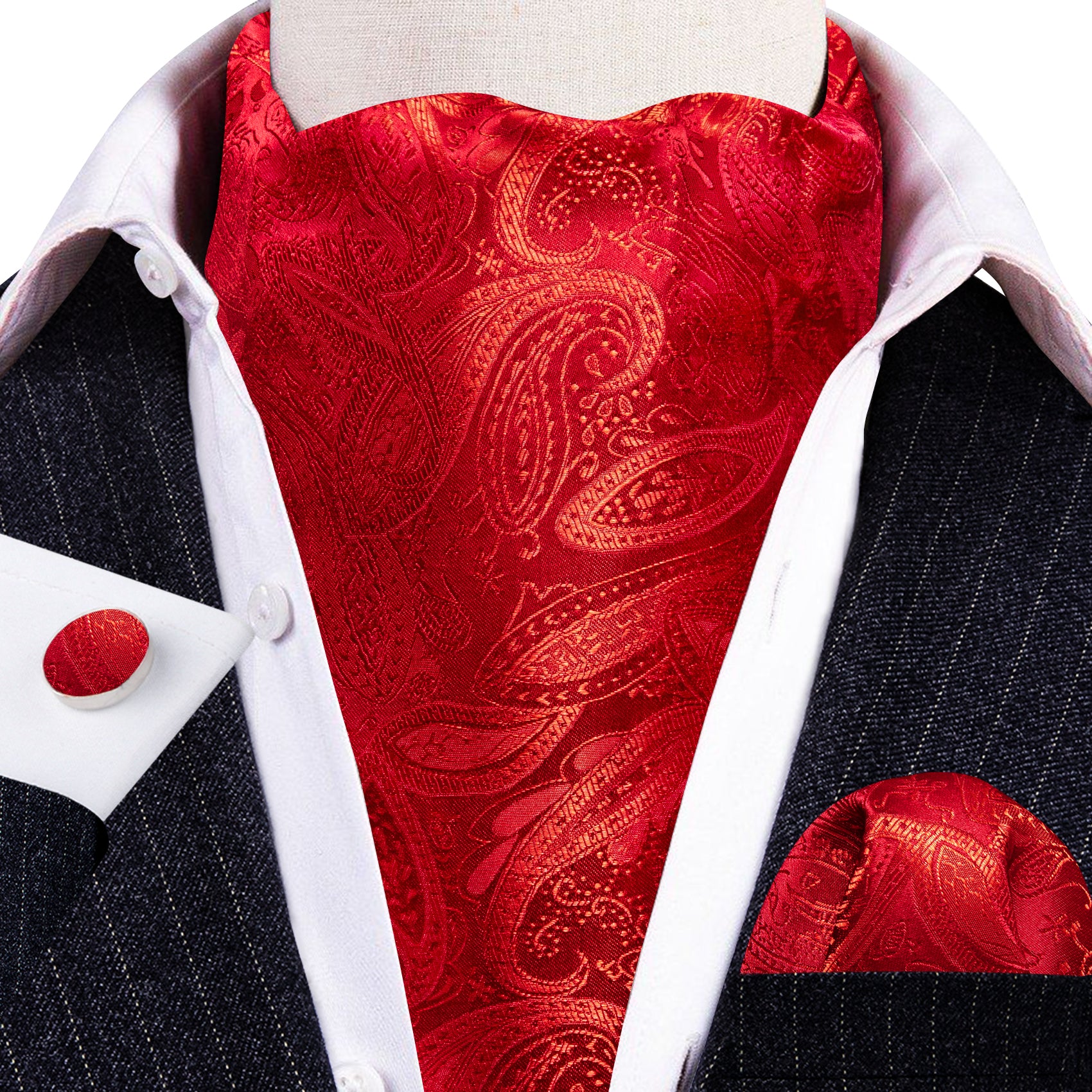 wedding red ascot
