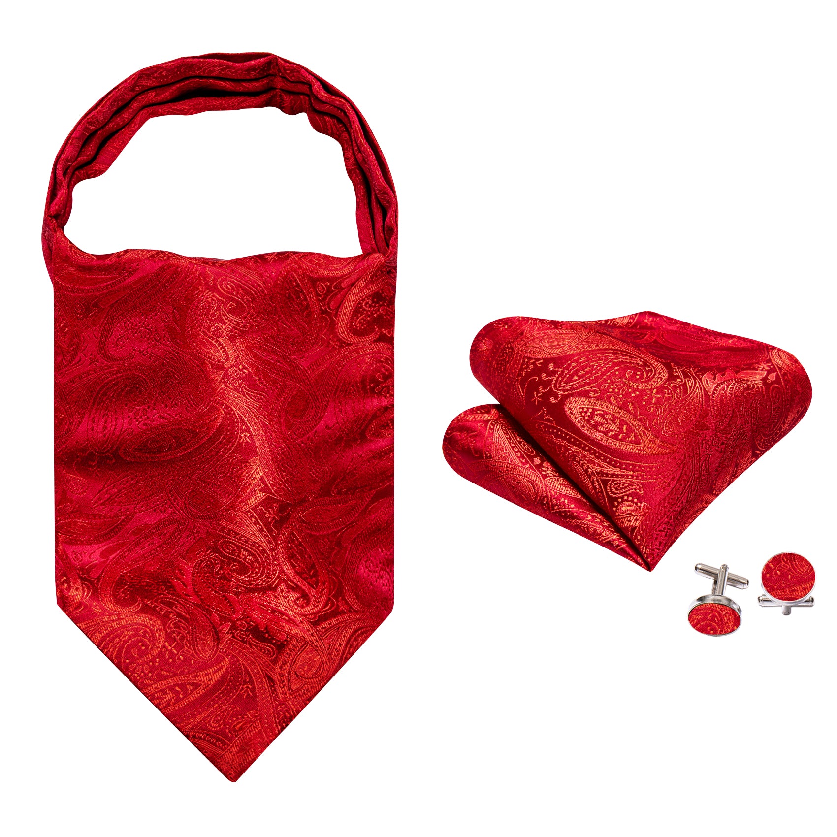 red mens ascot
