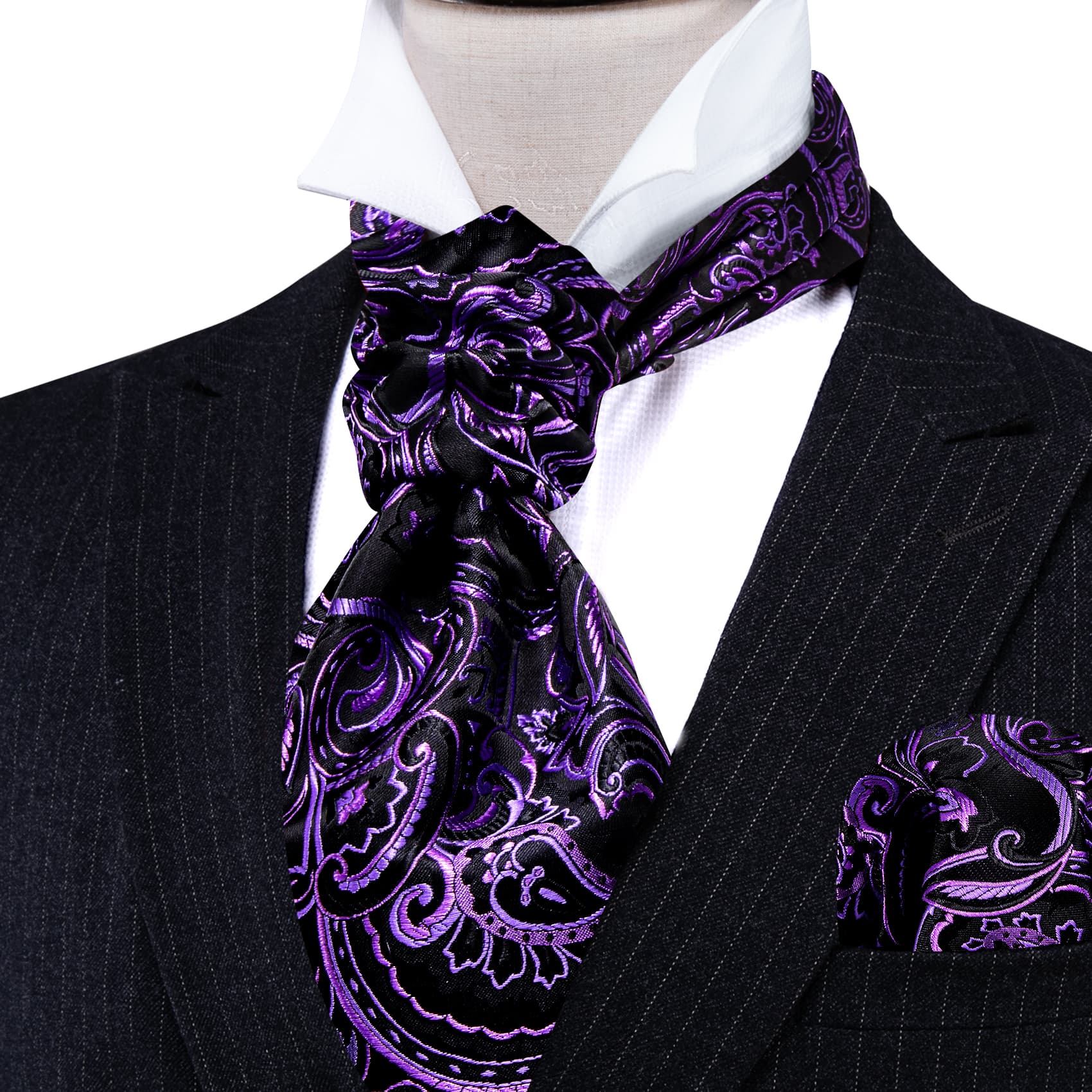 Mens purple tie 