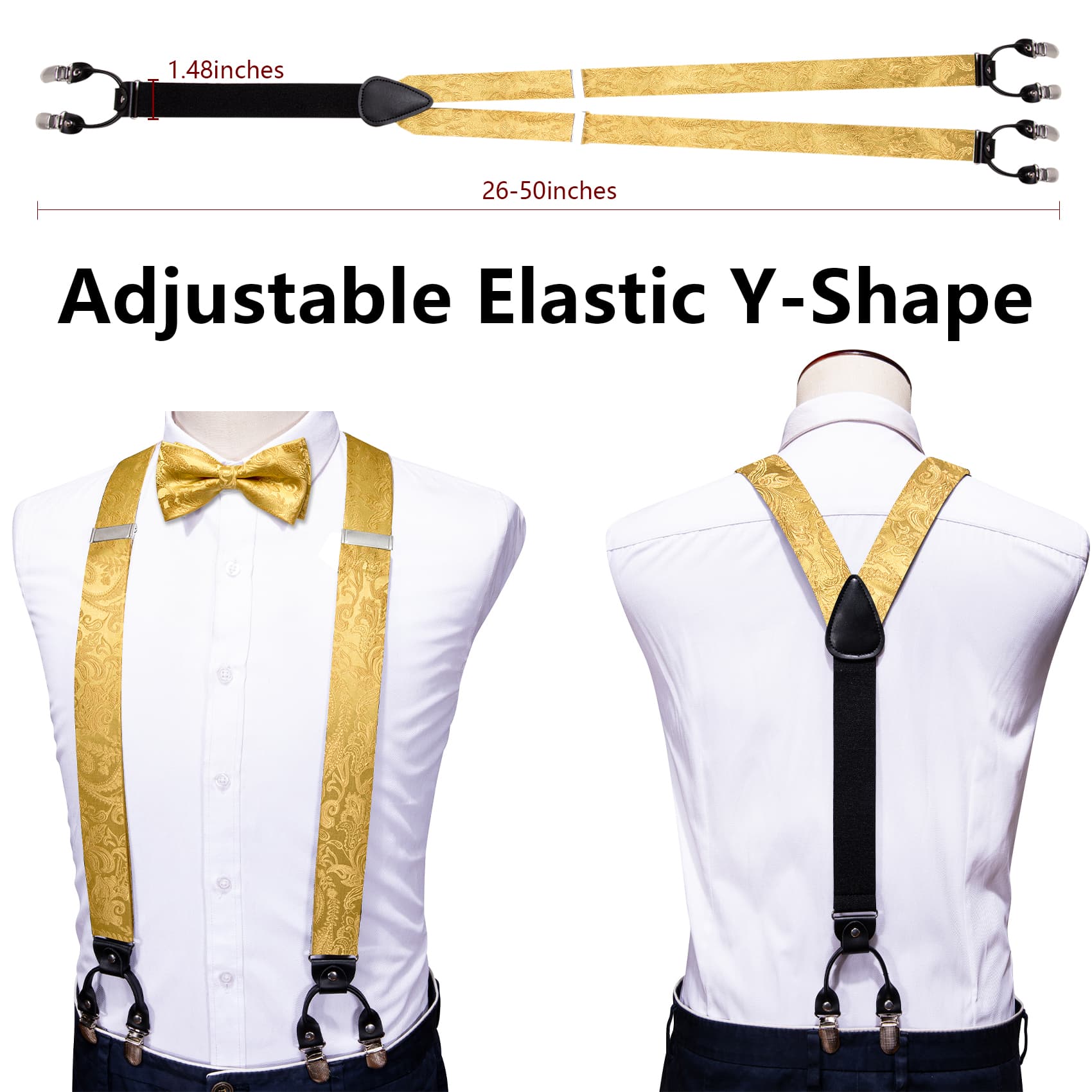 suspender and bow tie wedding