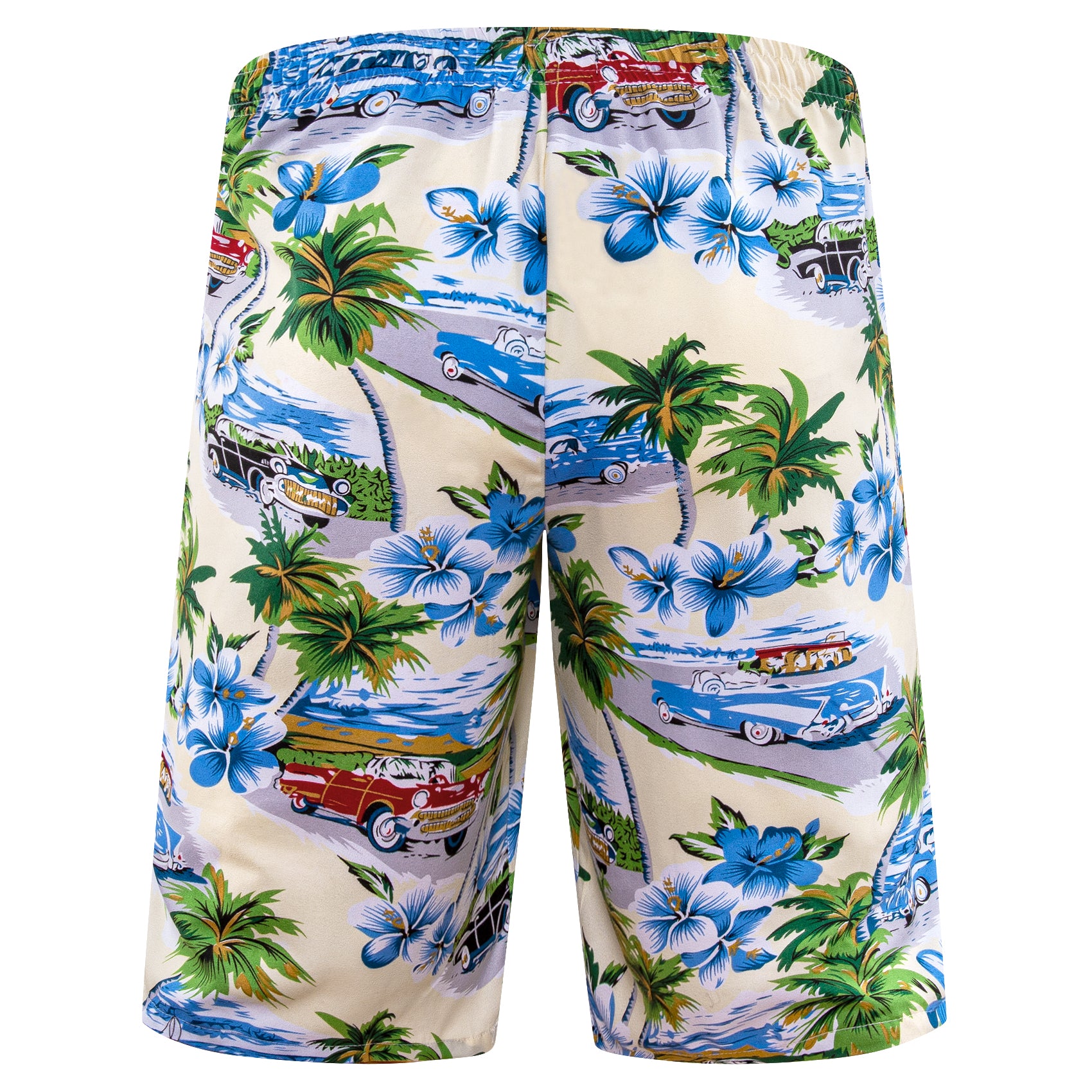 Mens Floral Beach Shorts