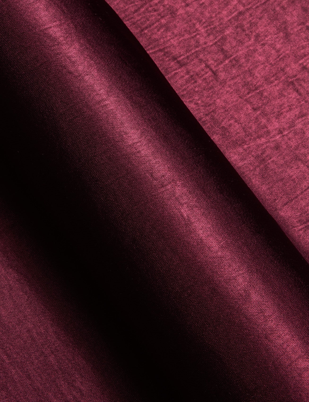 Barry. Wang Burgundy Satin Mens Dress Shirts Long Sleeve Solid Formal Shirt