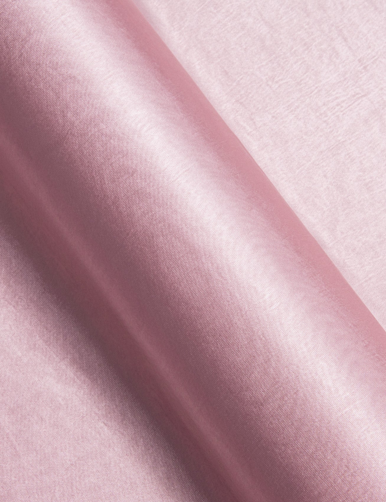 Barry. Wang Dusty Rosepink Satin Mens Long Sleeve Shirt Solid Collar Formal Shirt