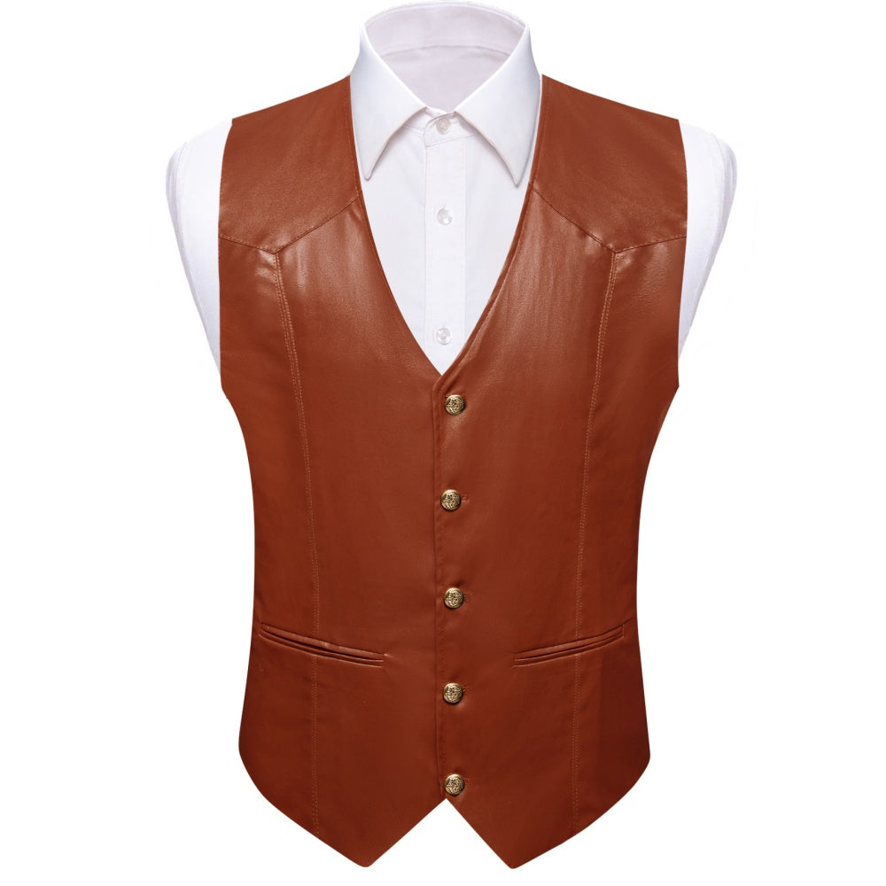 brown vest