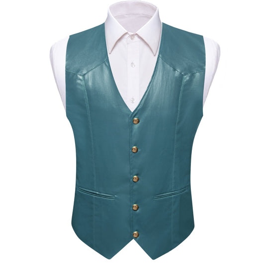 teal vest