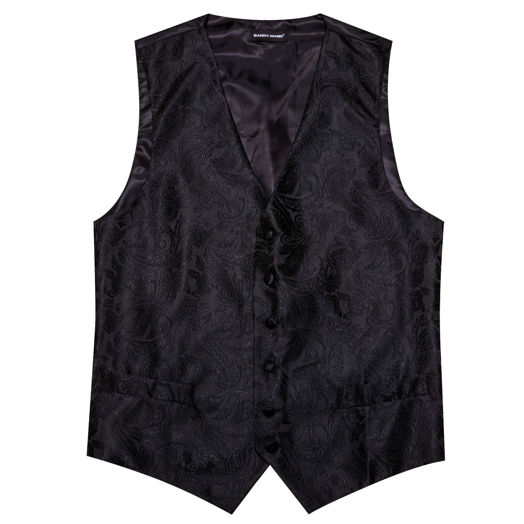 vest suit black

