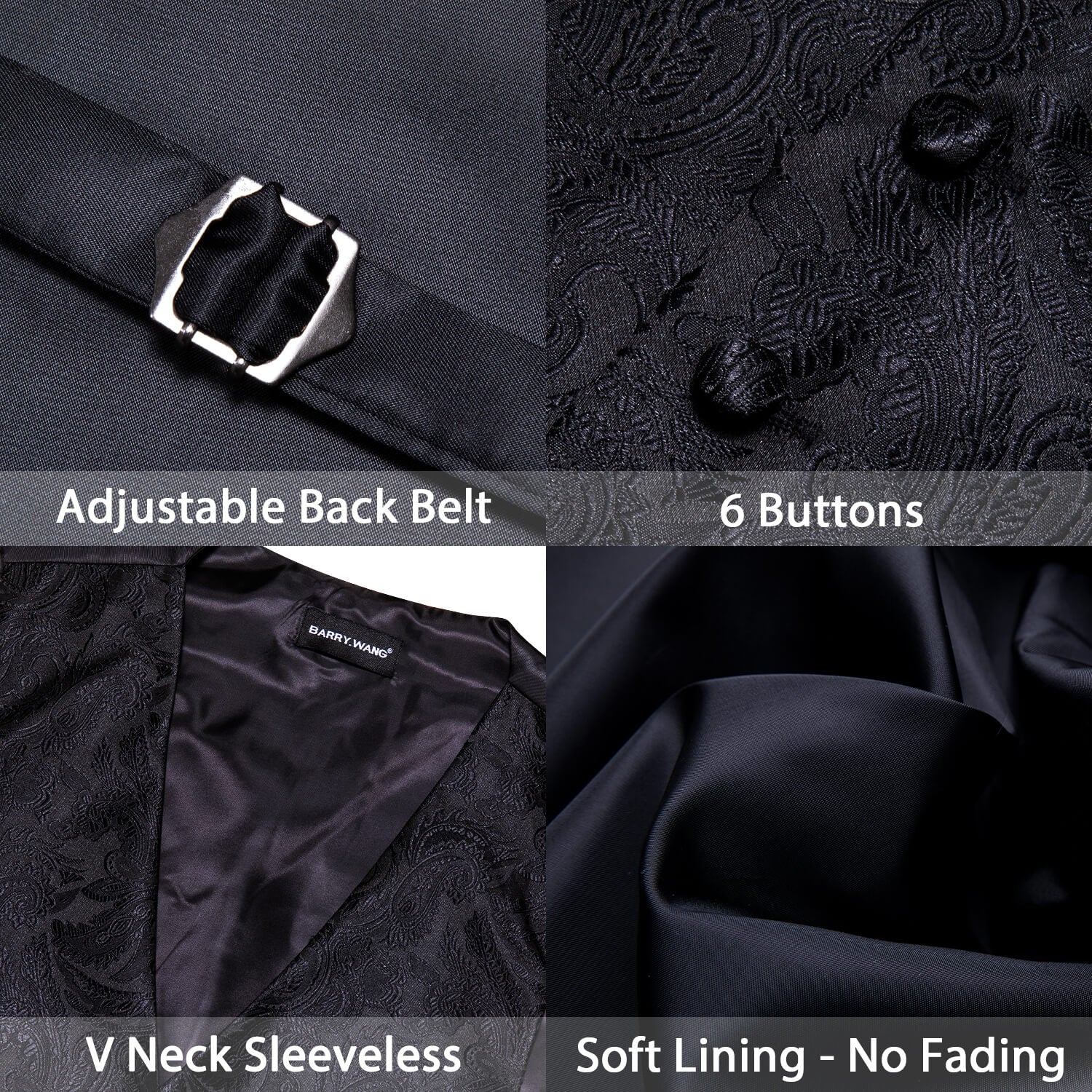 black dress vest
