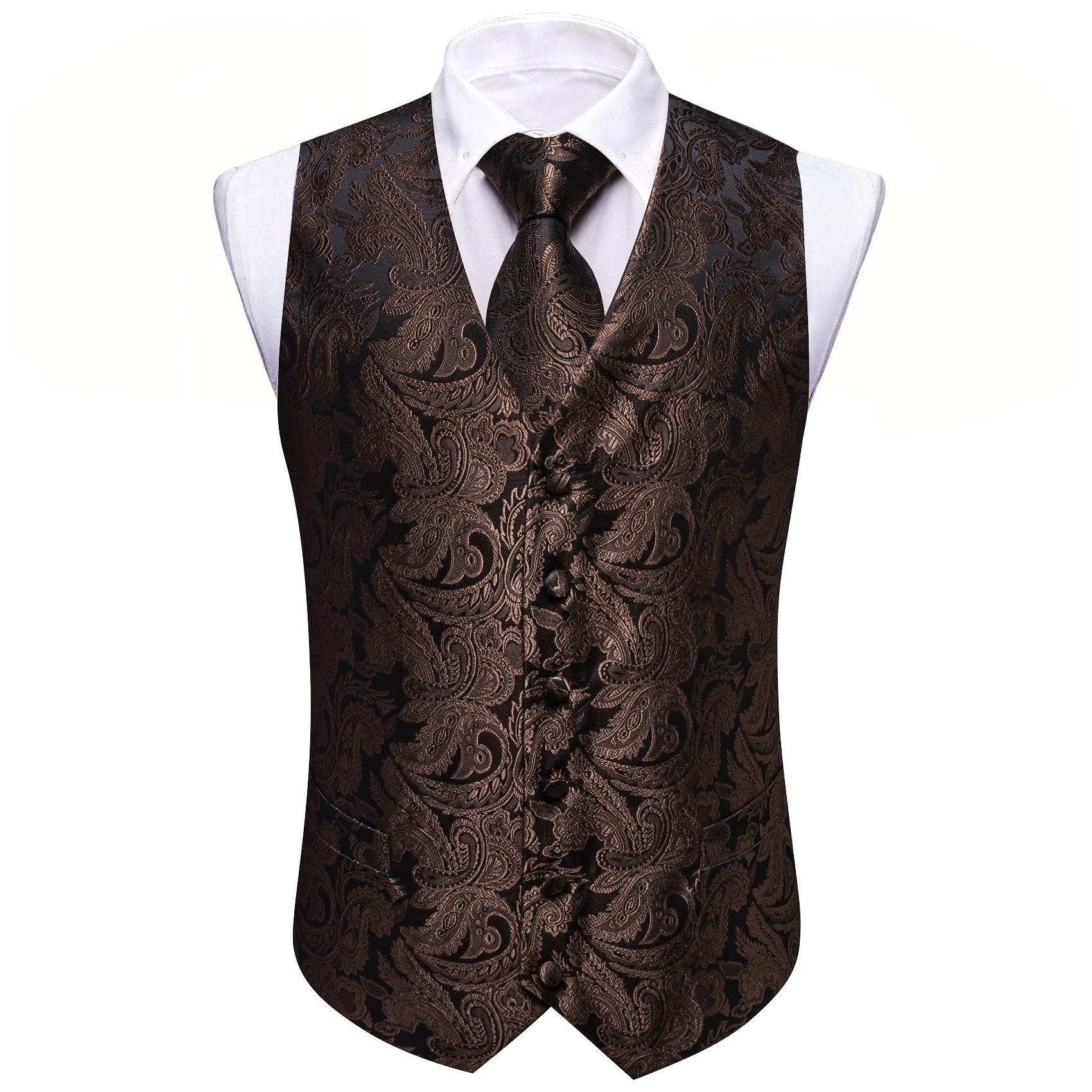 Mens Brown Vest
