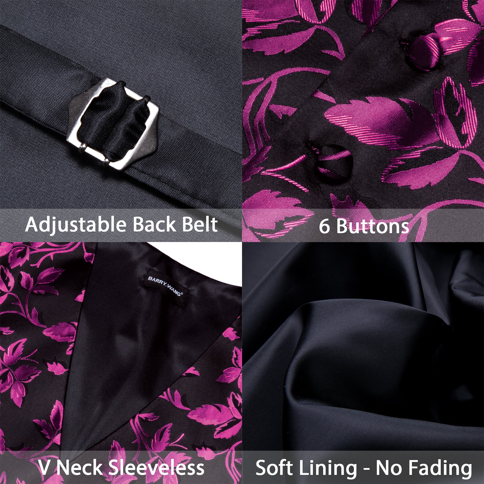 dark purple vest
