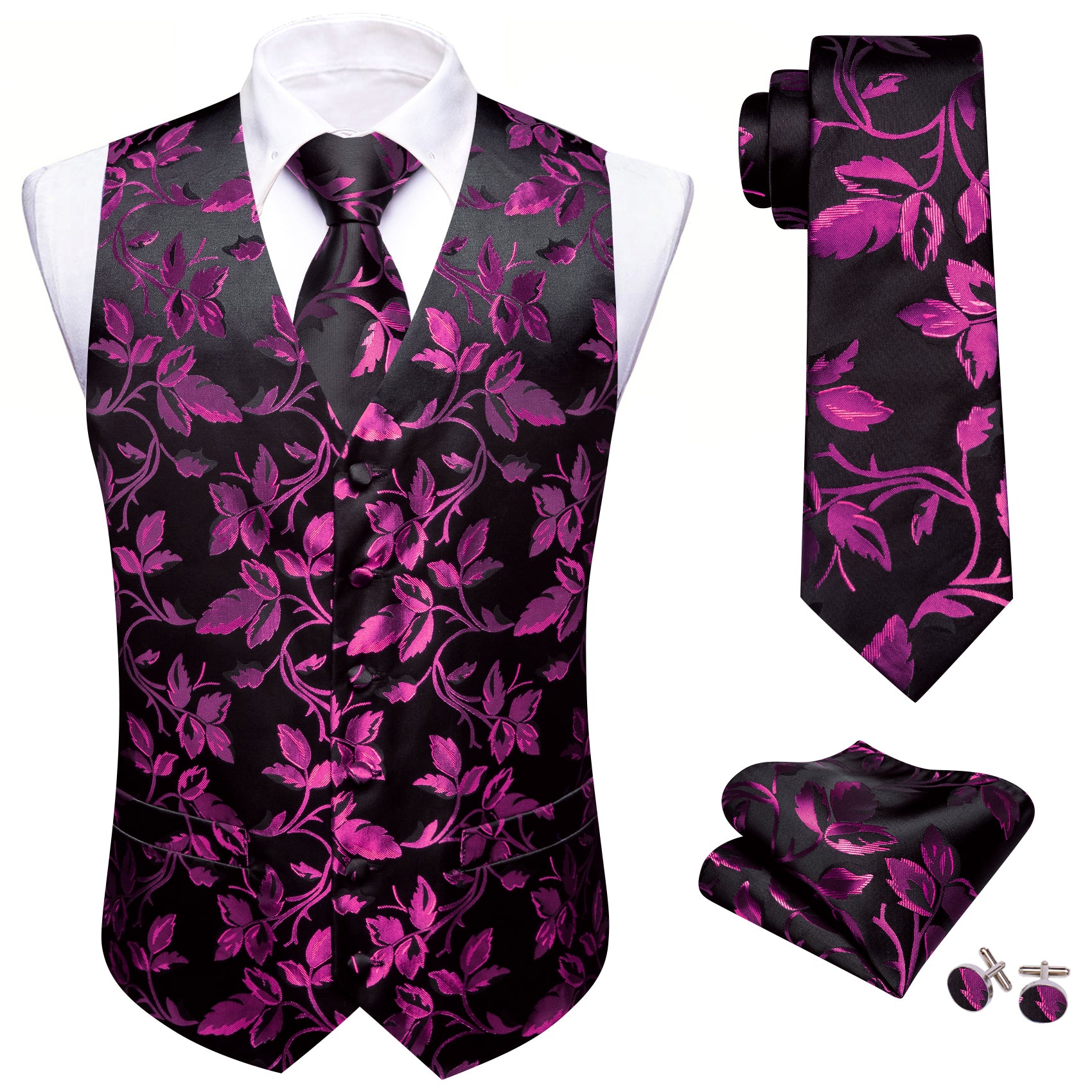 purple vest mens