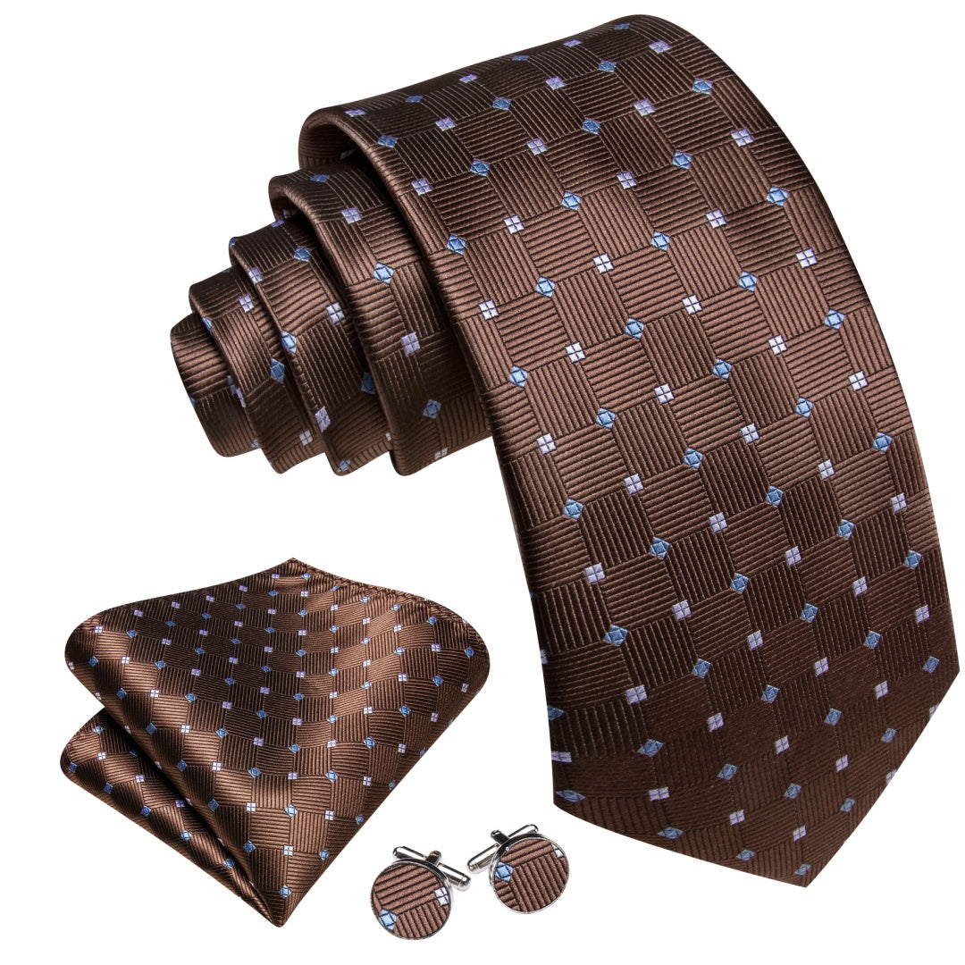 brown necktie