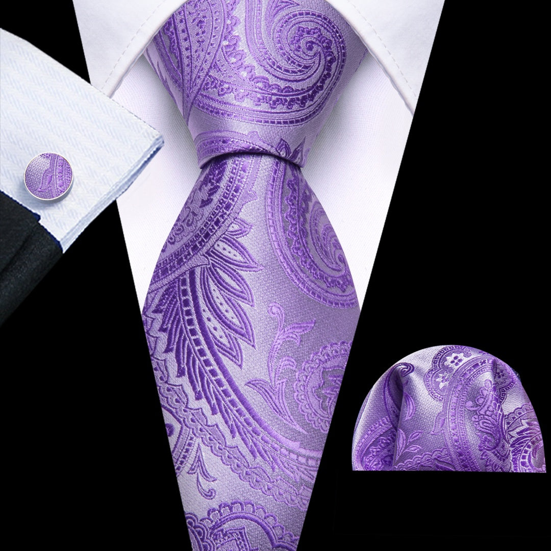 purple tie