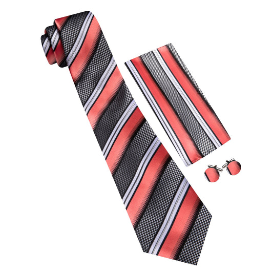 Coral tie set for men