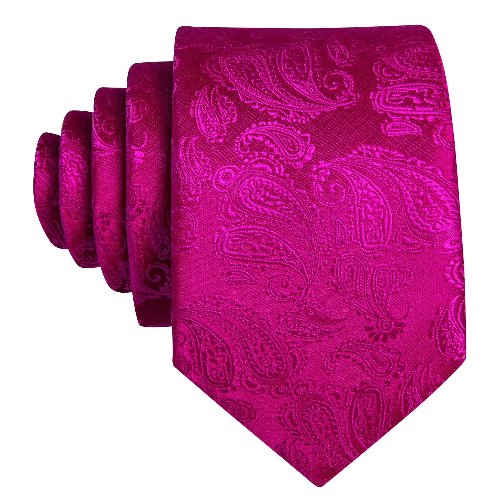  Red Men's Neckties Paisley