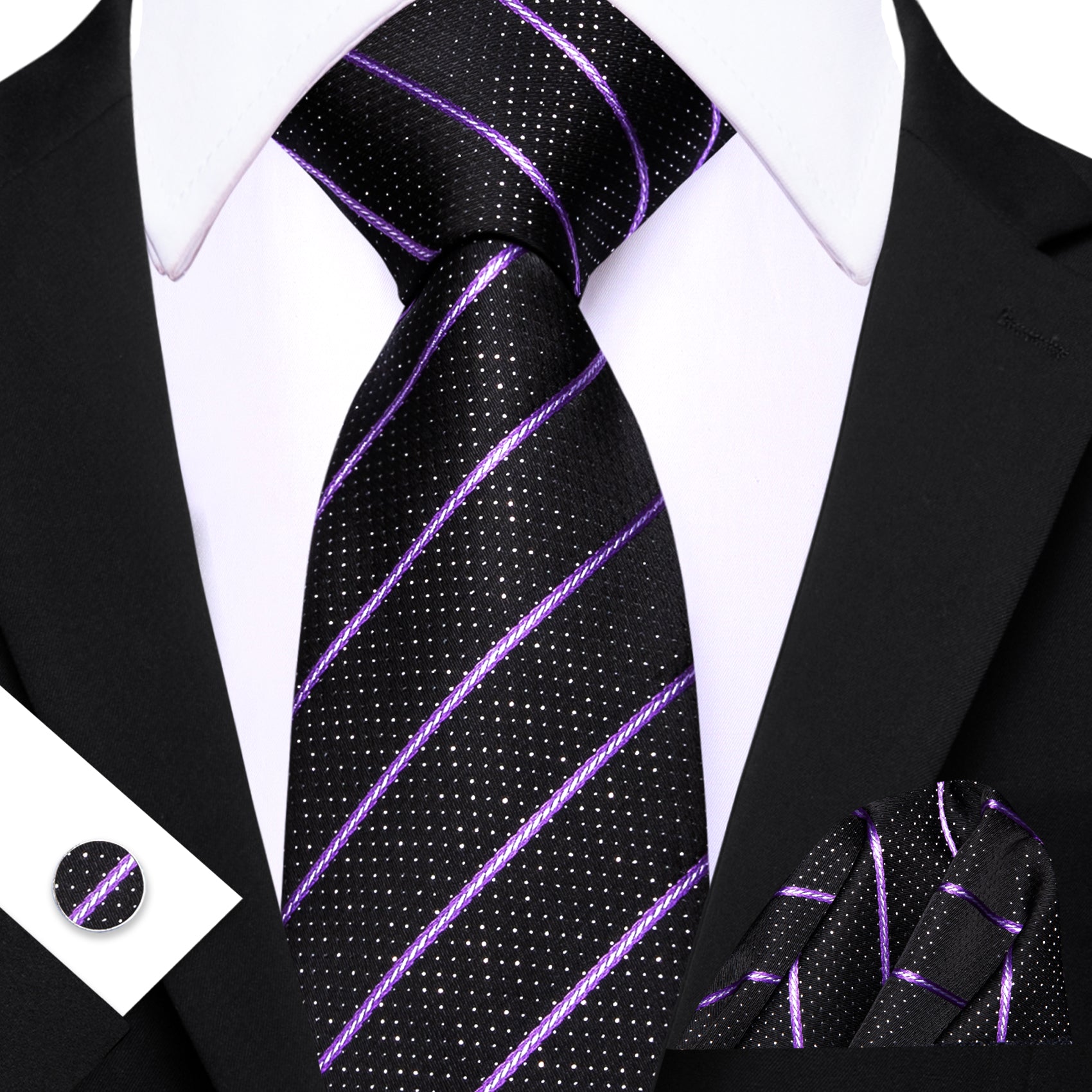 striped tie