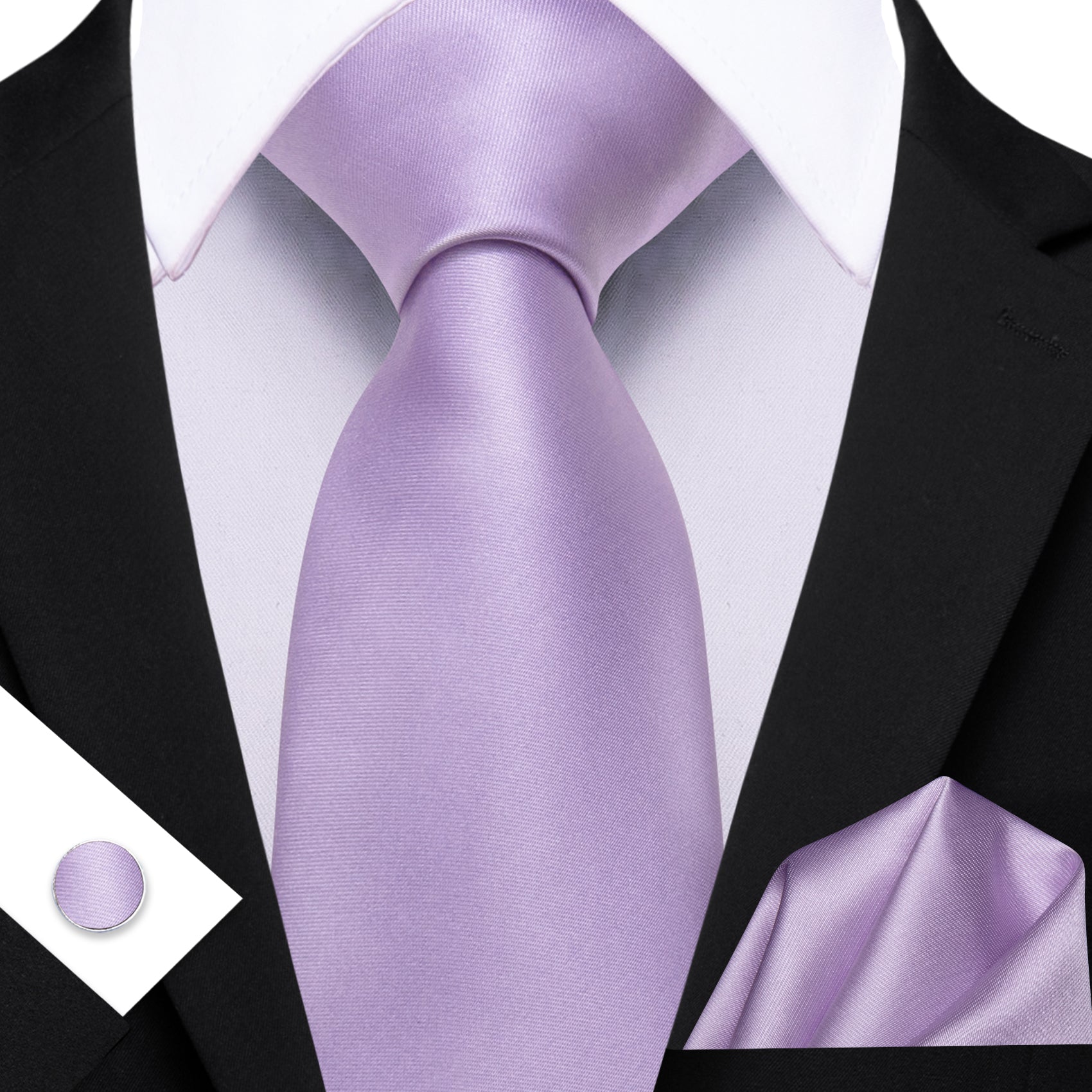 purple tie set