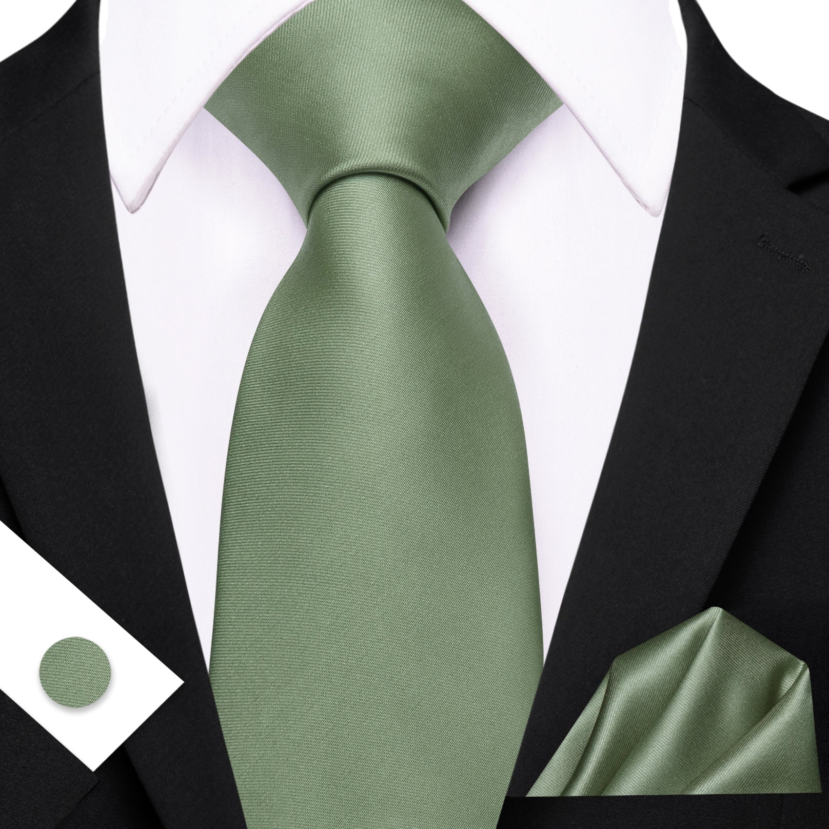 green tie set