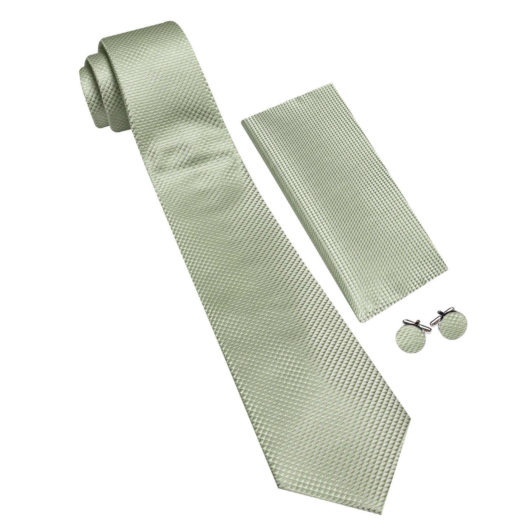 Sage Green Tie set for men