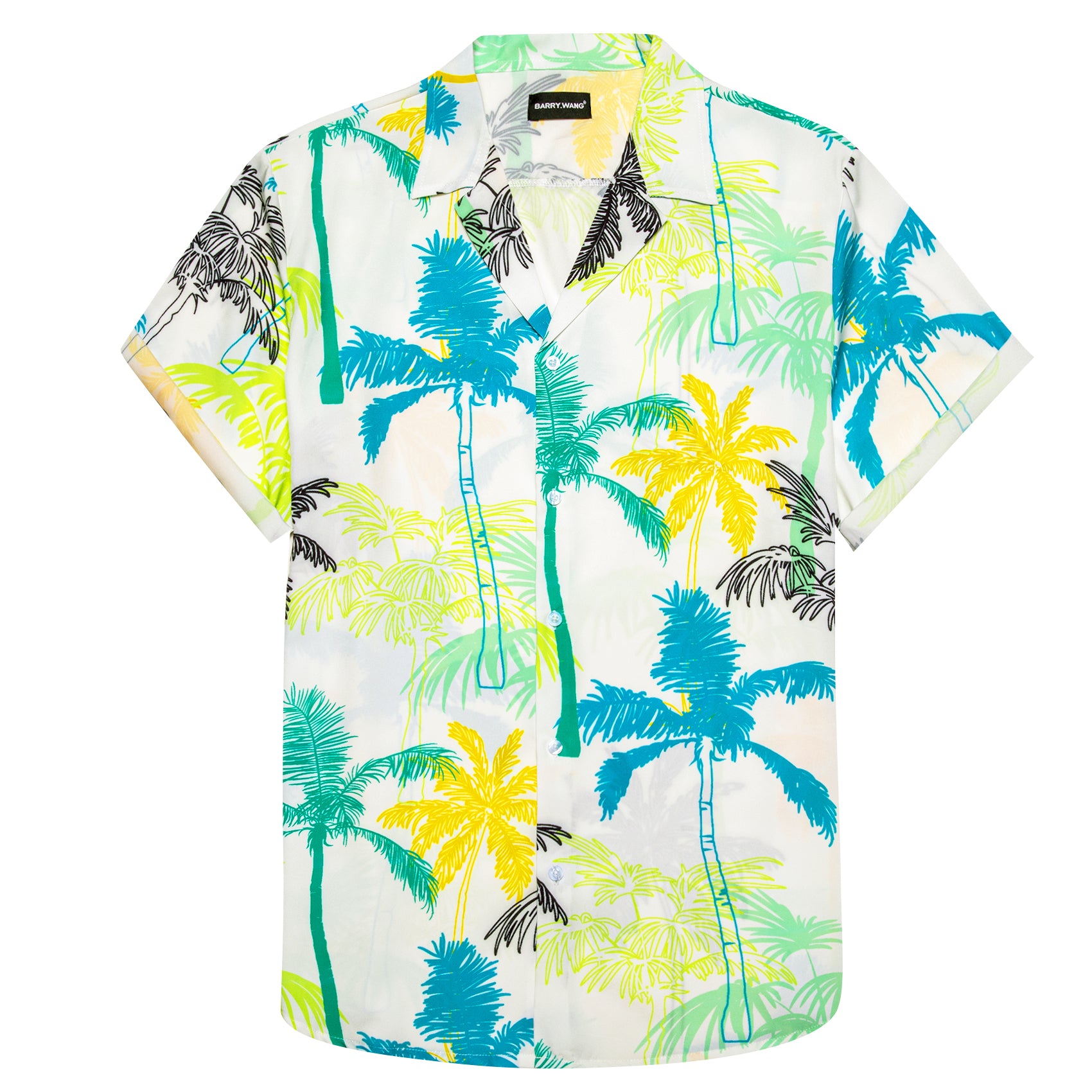 short sleeve mens shirts yellow hawaiian shirt