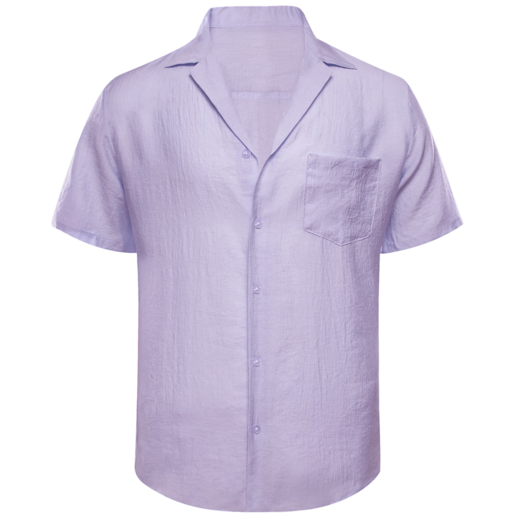 mens light purple button-up shirt