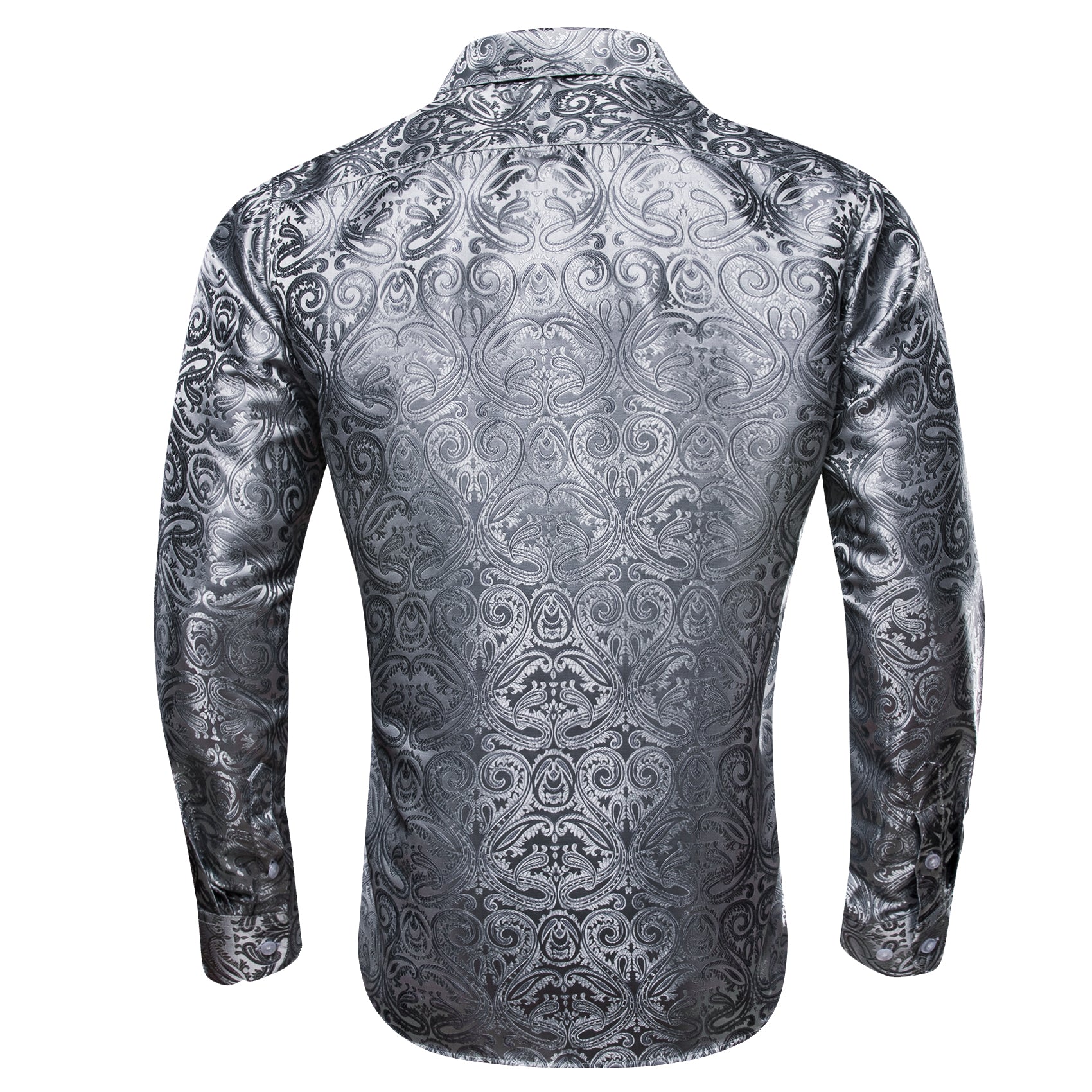 paisley print clothing grey button up shirt paisley & gray