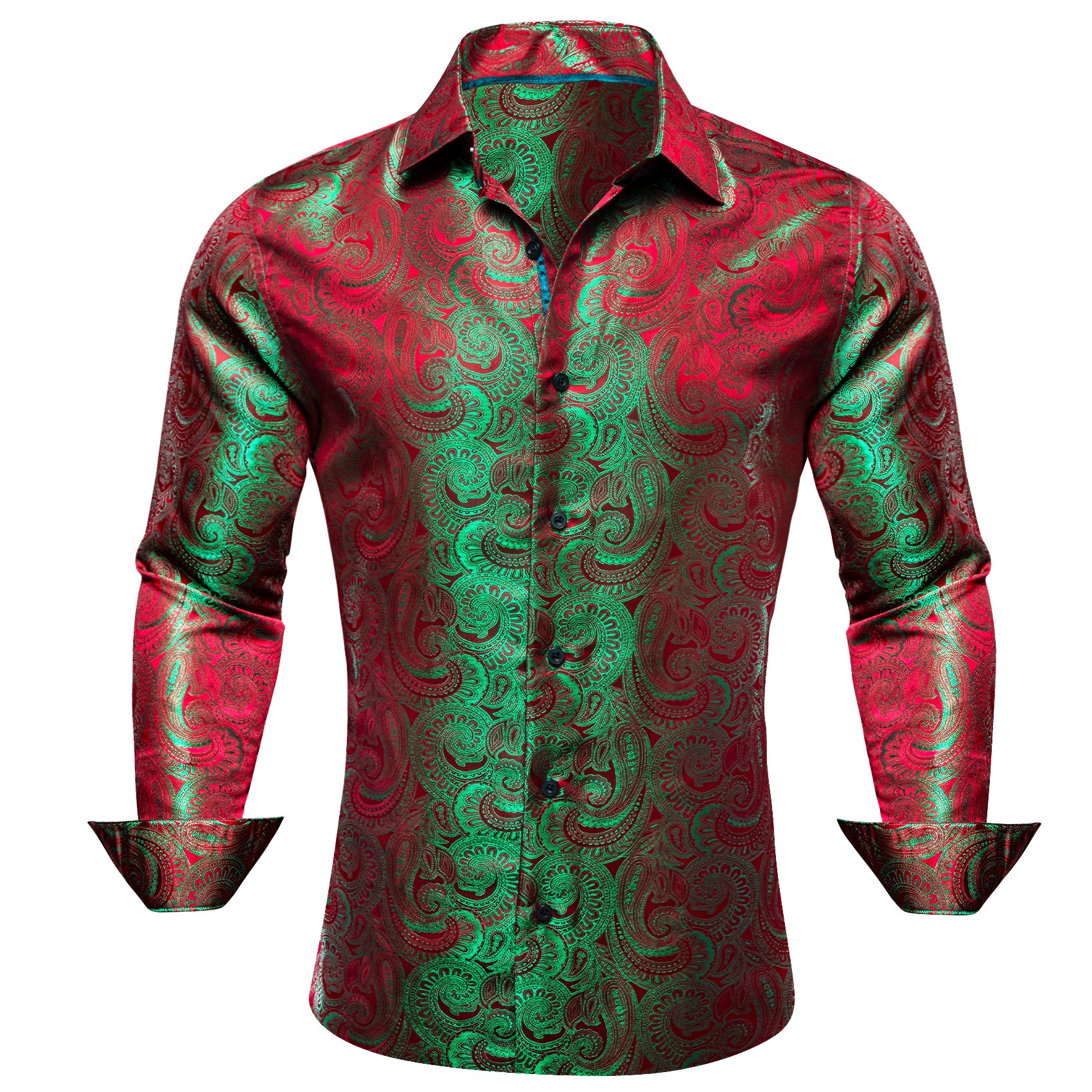 button ups for guys red green shirt  mens paisley shirt