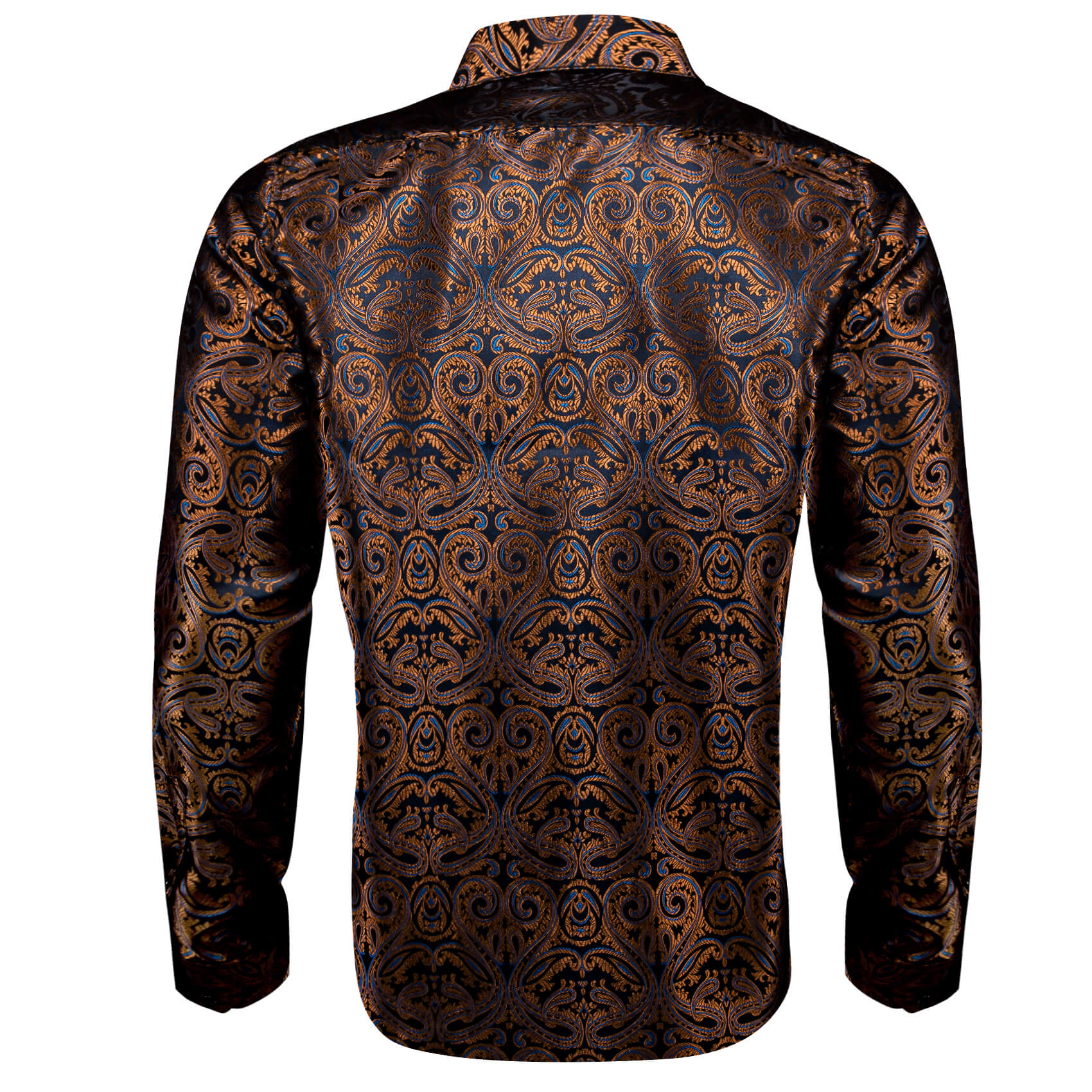 dress casual shirts mens paisley print shirts