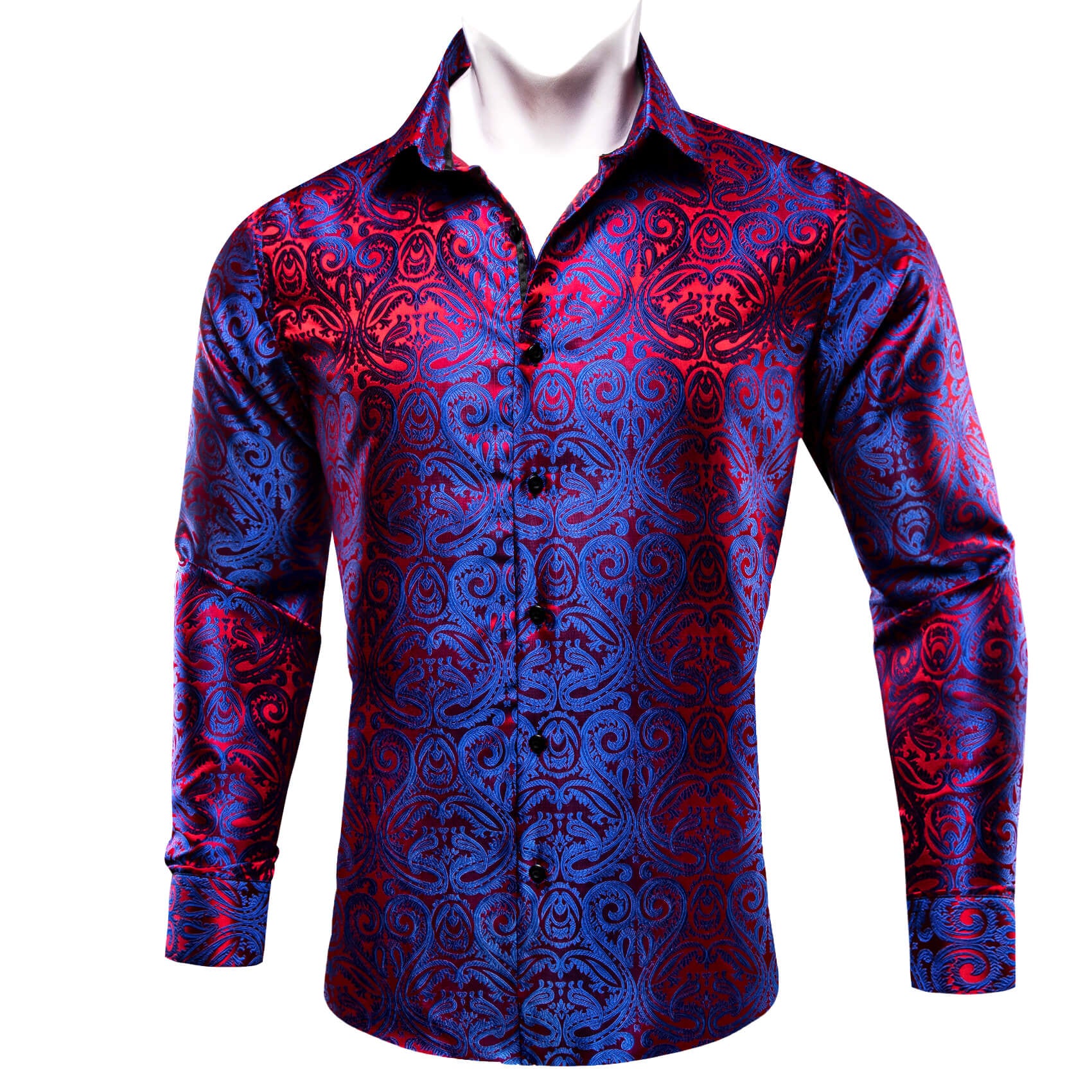 purple dress shirt mens