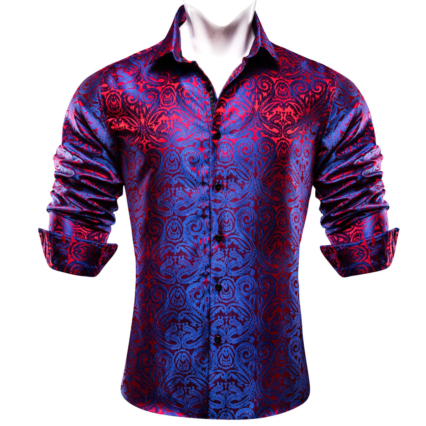 purple mens dress shirt