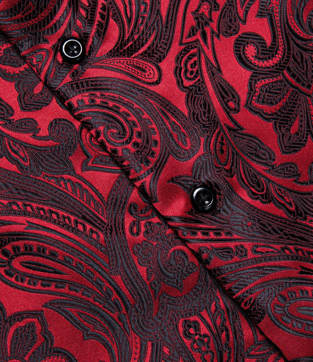 Barry. Wang Mens Burgundy Floral Shirt Wrinkle Free Long Sleeve Button Down Shirt