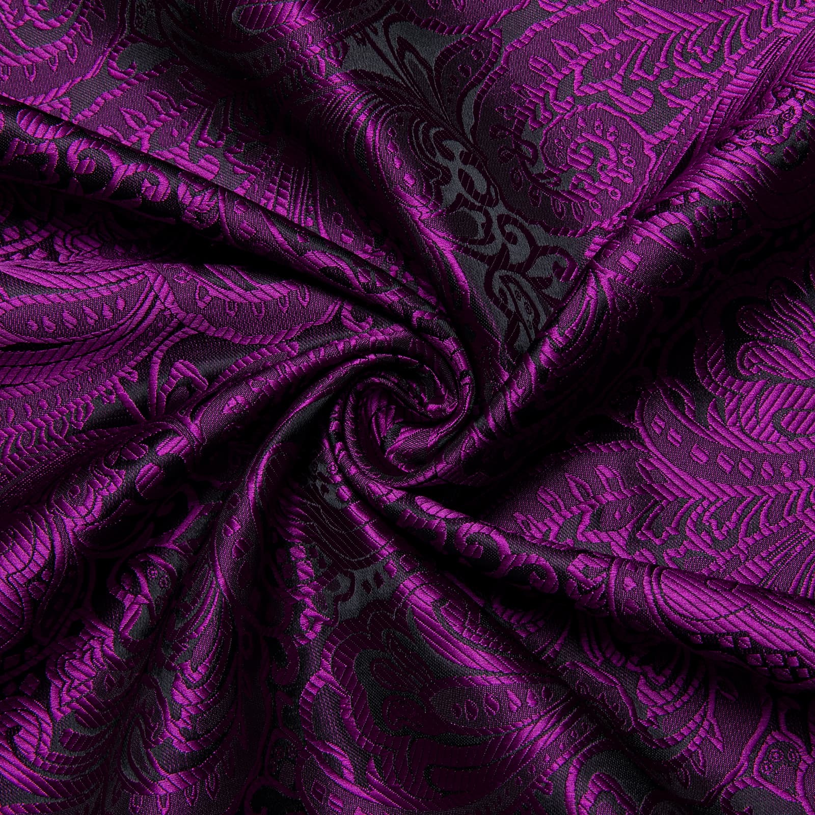 Barry. Wang Button Down Shirt Dark Purple Floral Long Sleeve Business Dress Shirt