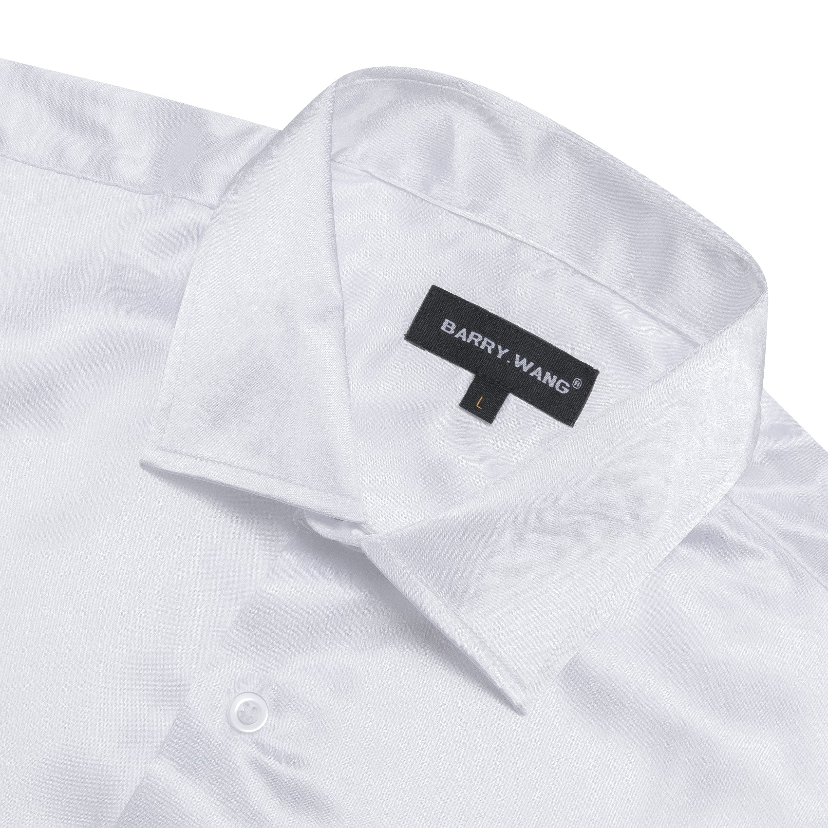 white shirt satin