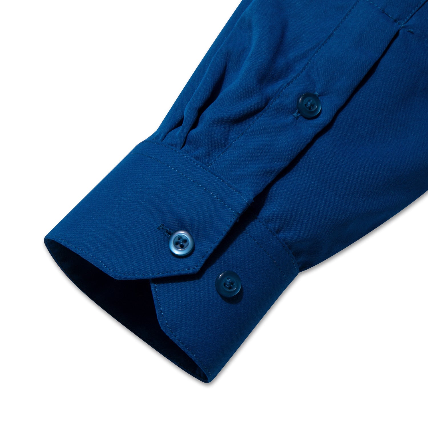 Barry. Wang Navy Shirt Solid Mens Silk Long Sleeve Silk Shirt