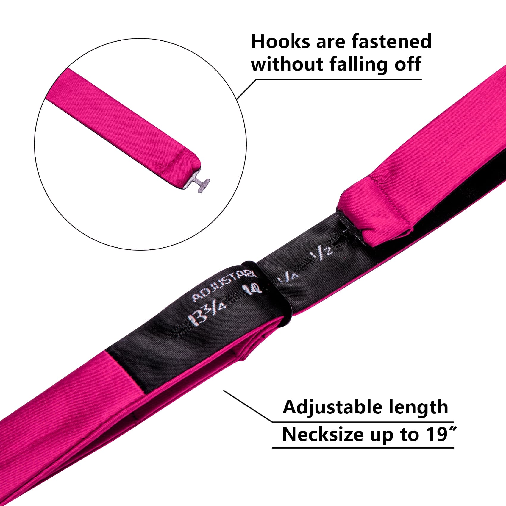 dark grey suit with pink tie