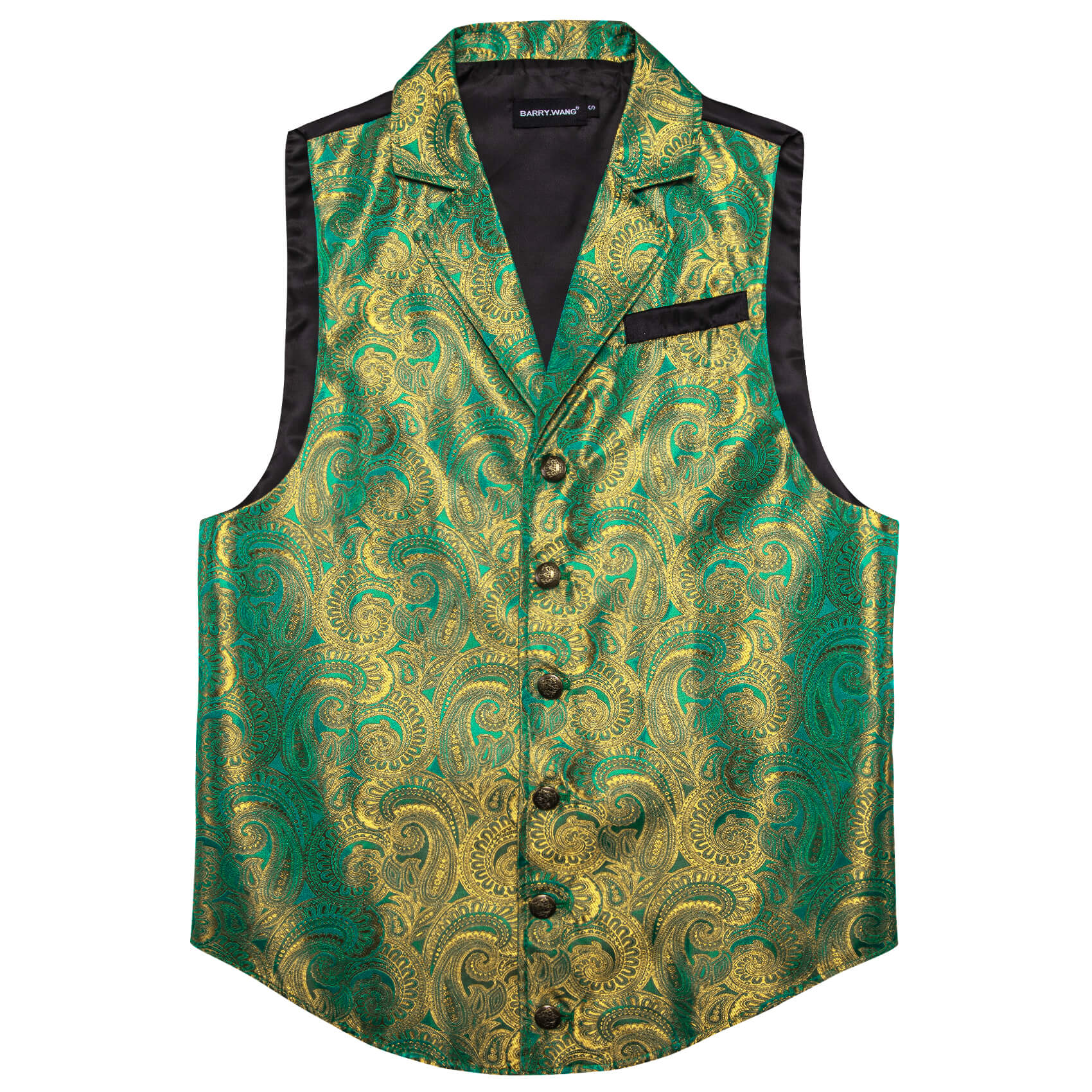 emerald tuxedo vest