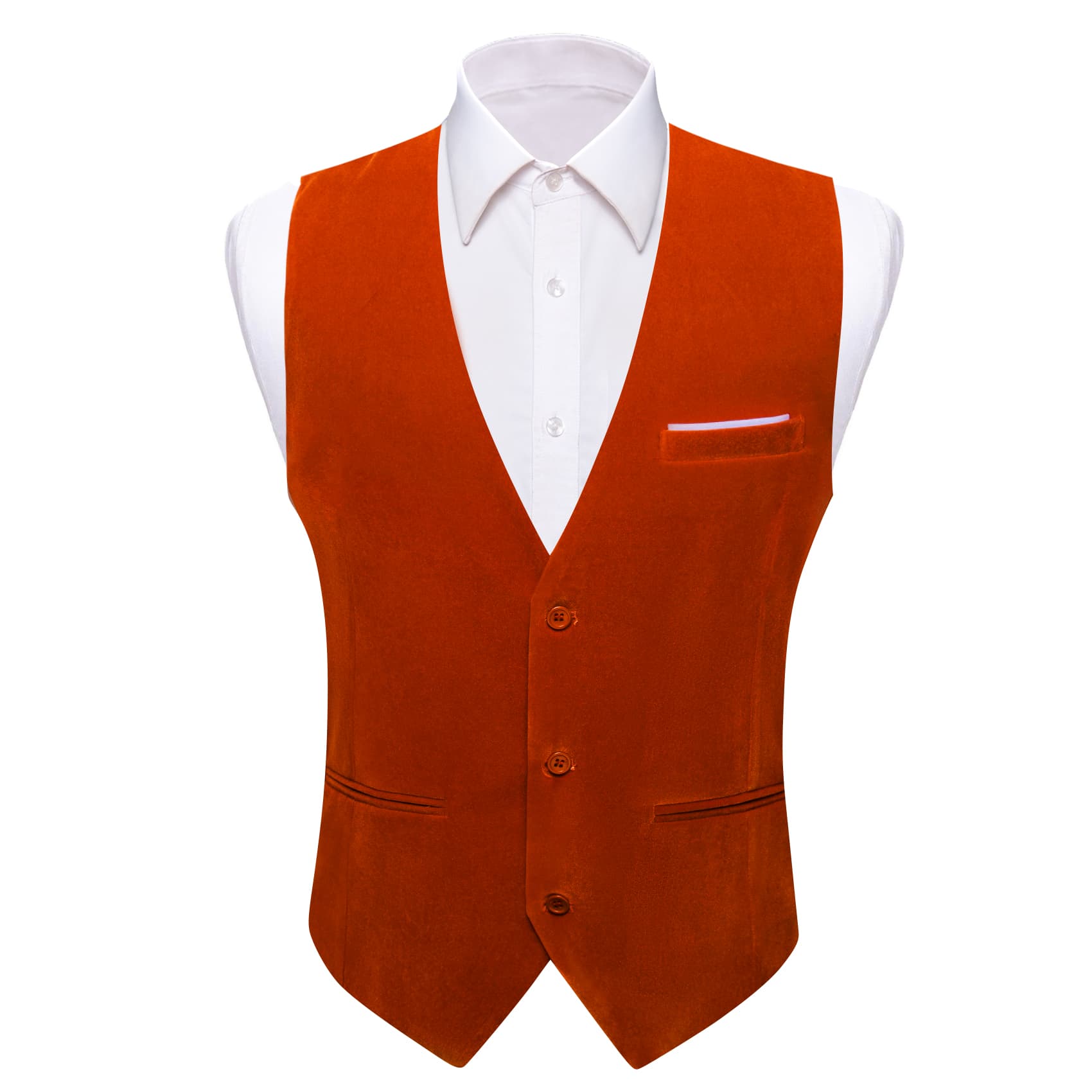 orange mens waistcoat