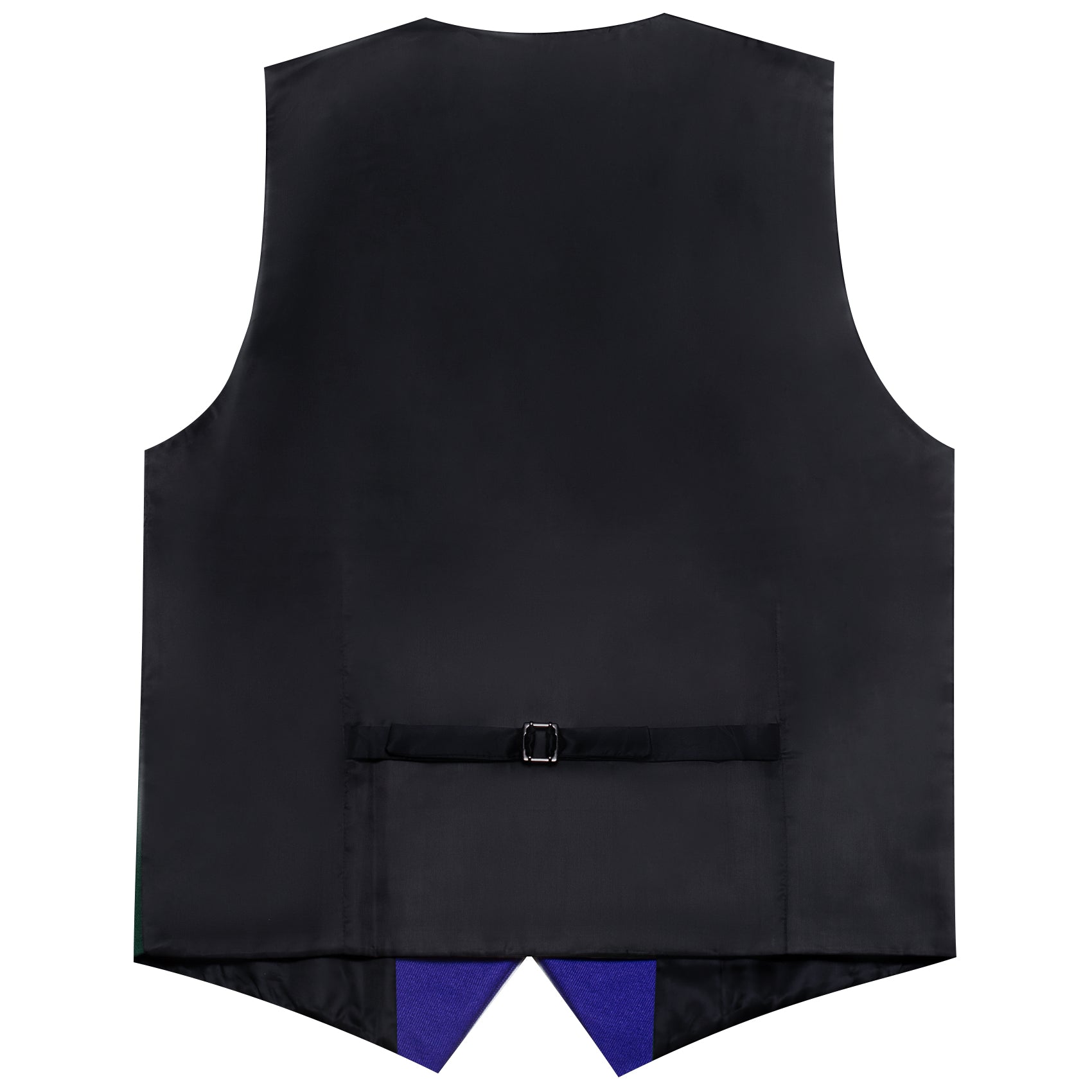 Barry.wang Ultra Marine Solid Vest Waistcoat Set