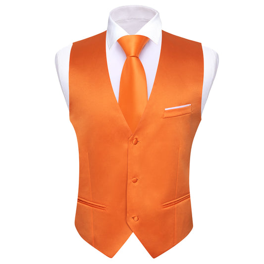 orange suit vests