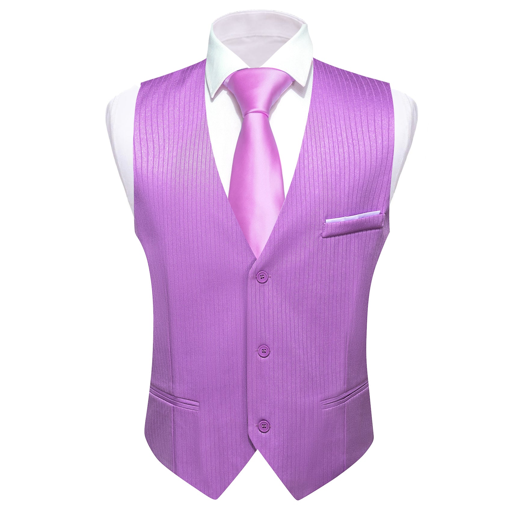 Barry.wang Peony Solid Business Vest Suit