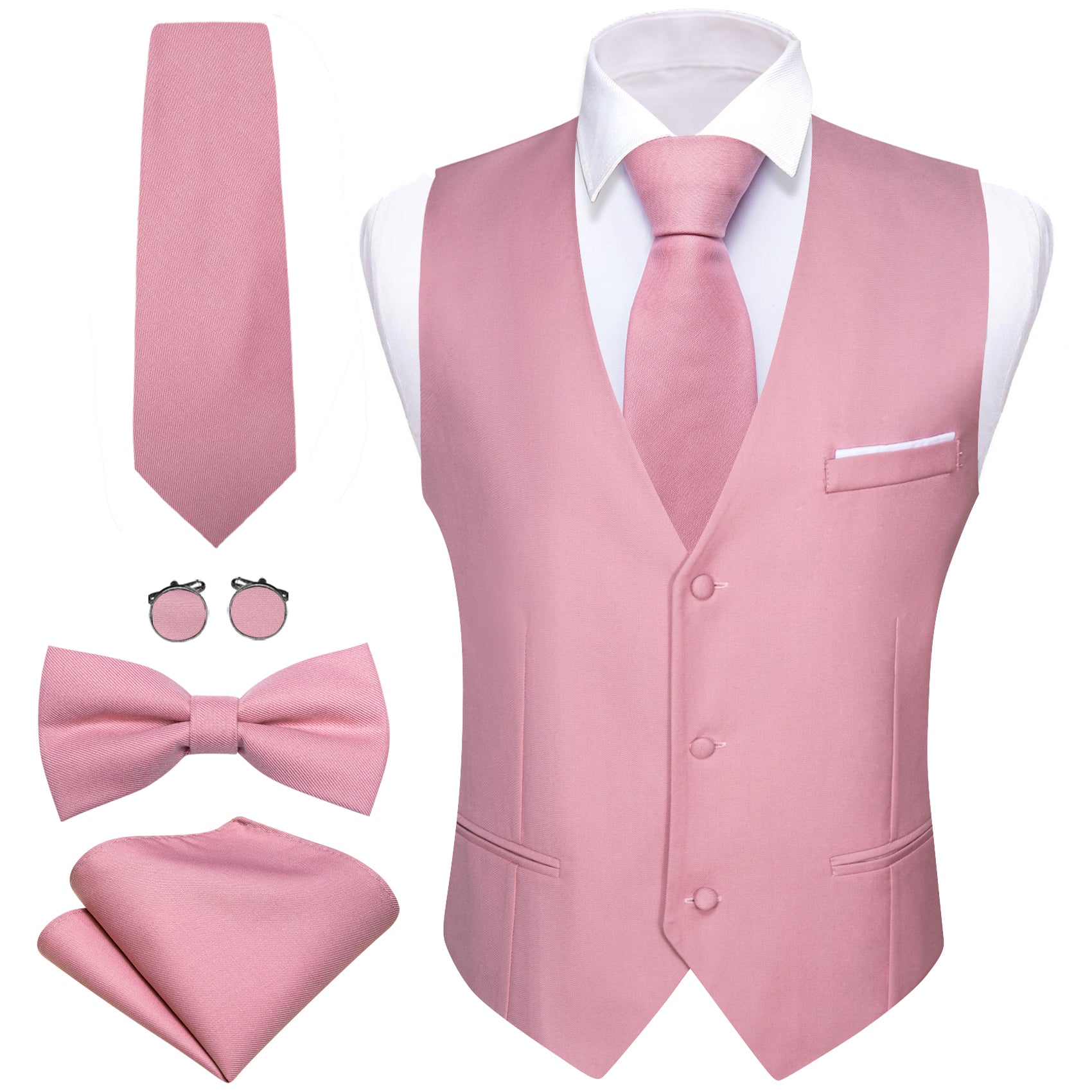pink vest and pants set