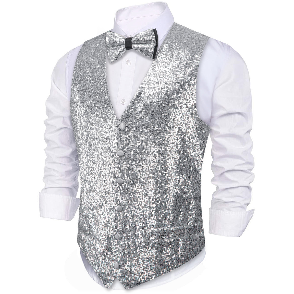 white tuxedo vest