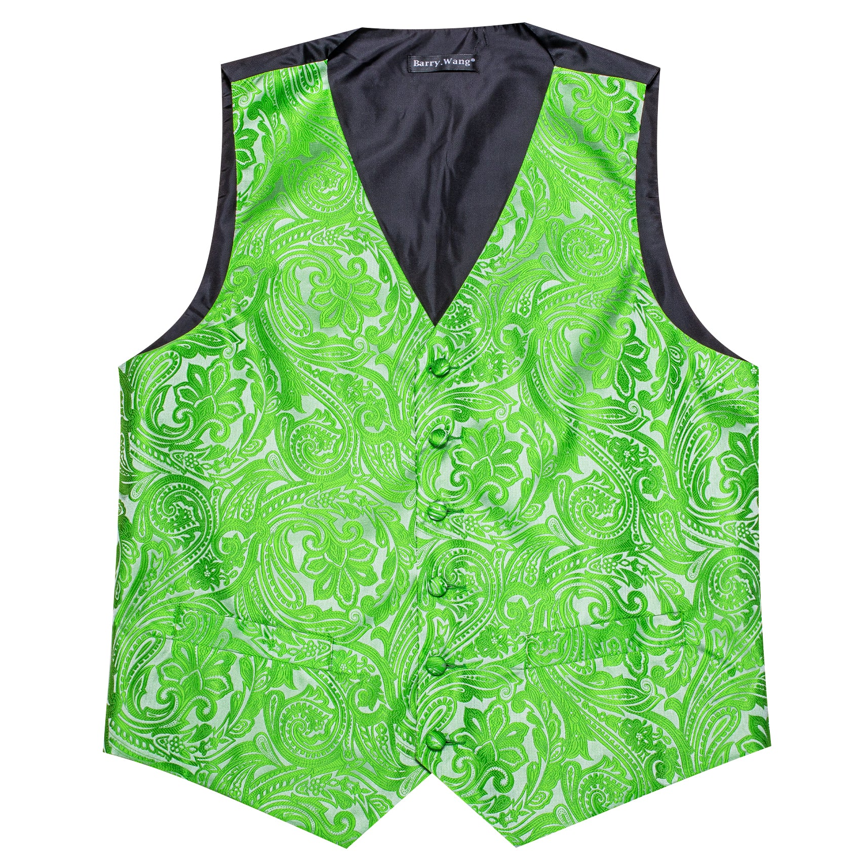 how to wear vest tuxedo green