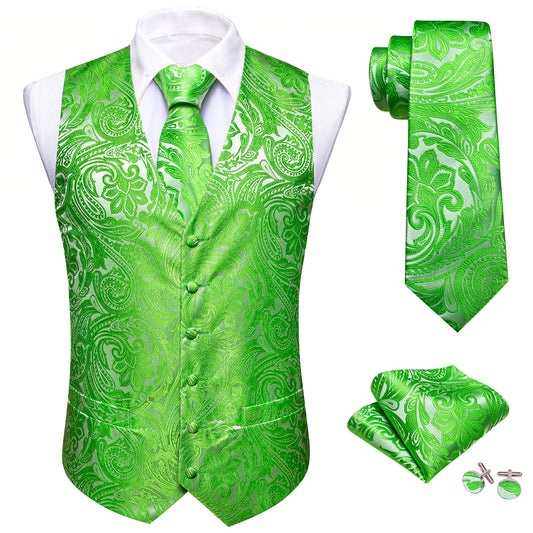 vest with short sleeve shirt light green vest