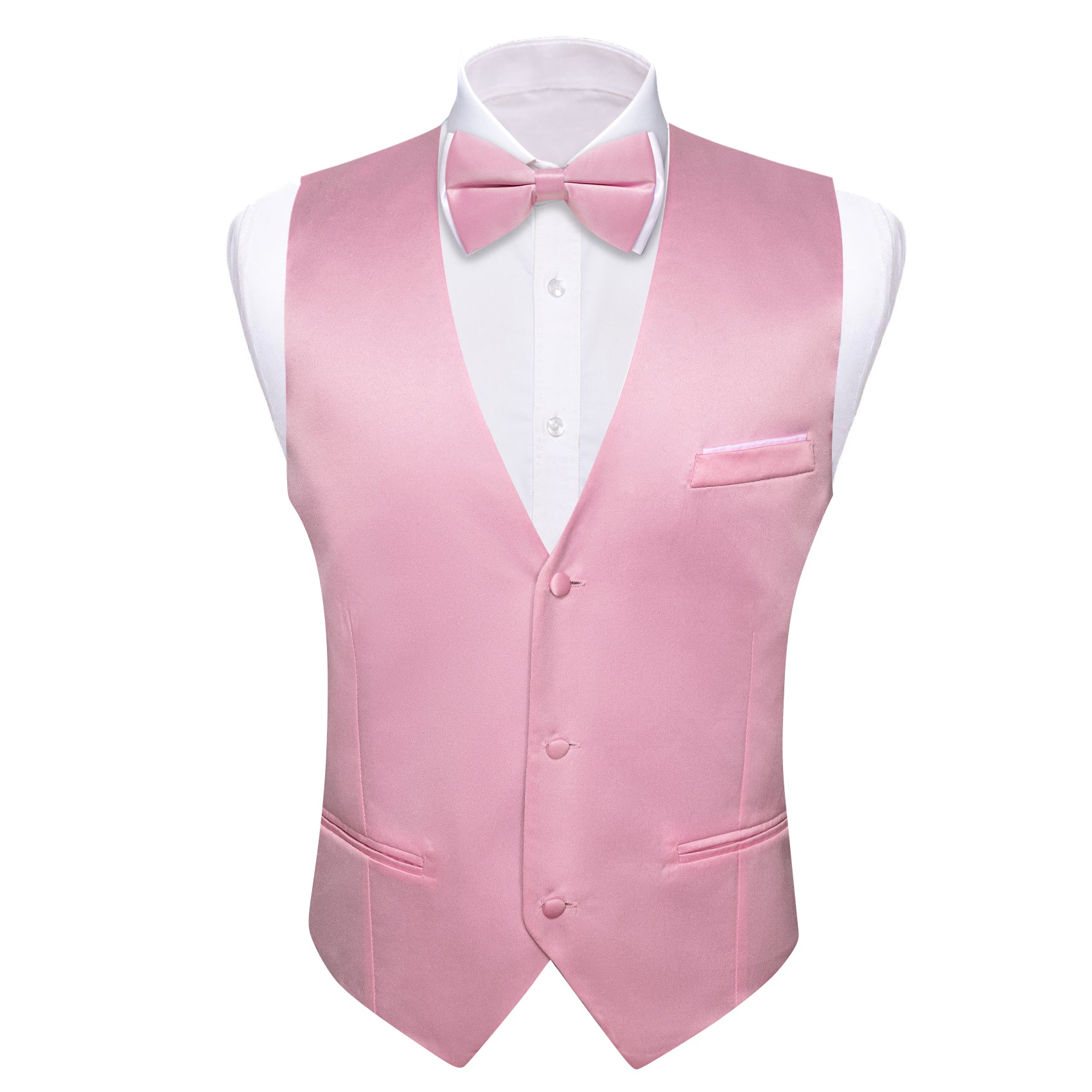 pink leather vest